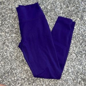 Fabletics purple high waisted leggings size small